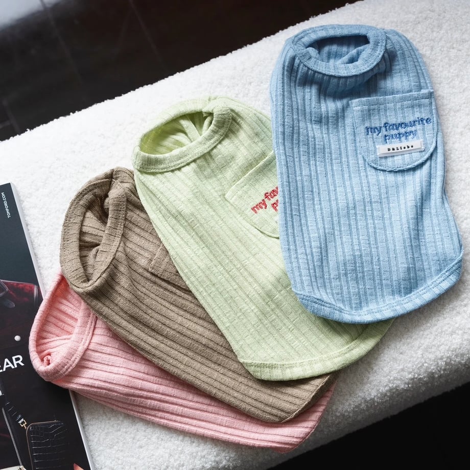 【SALE】ランダムリブ スリーブレス