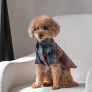 ノルディックブルーチェックシャツ