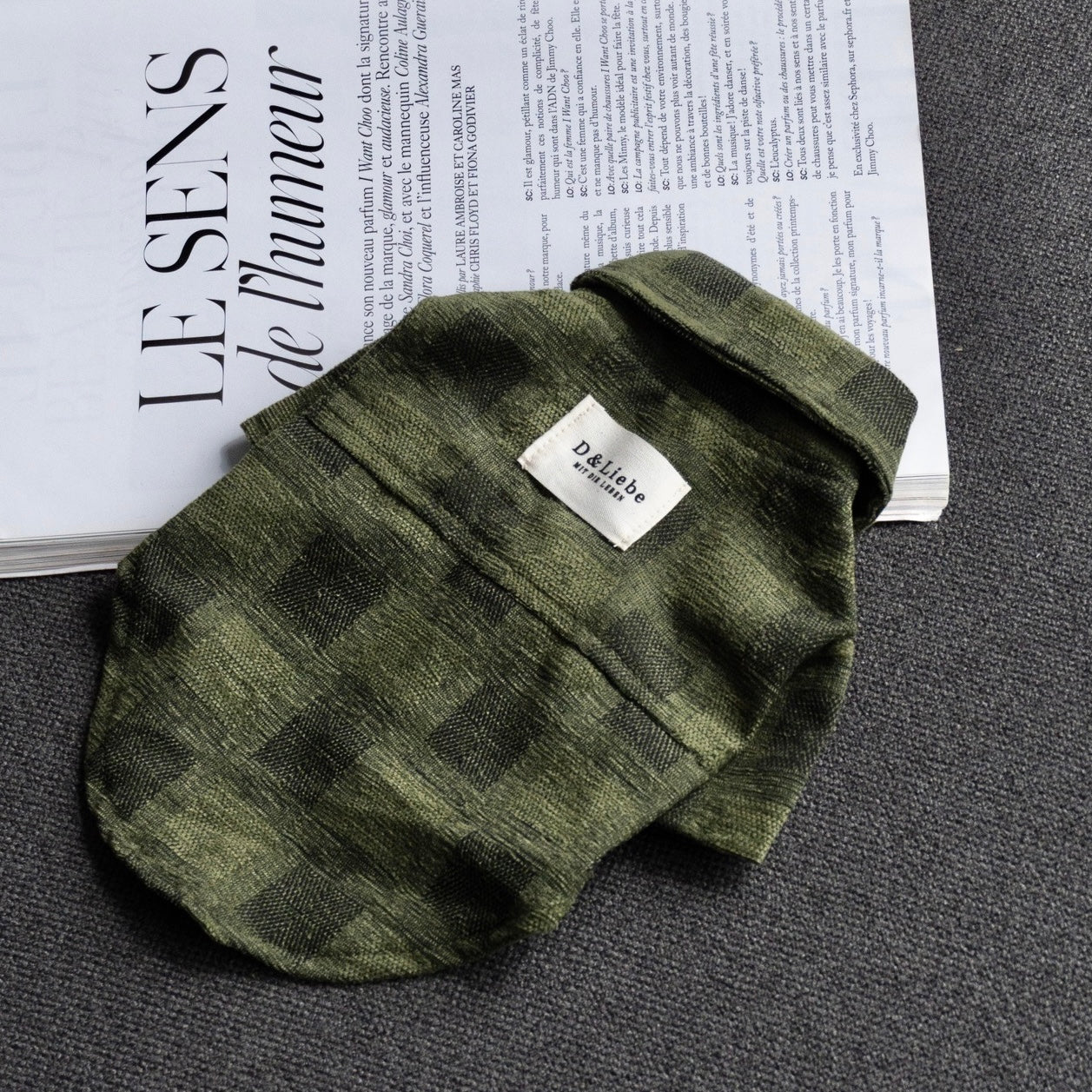 モスブロックシャツ