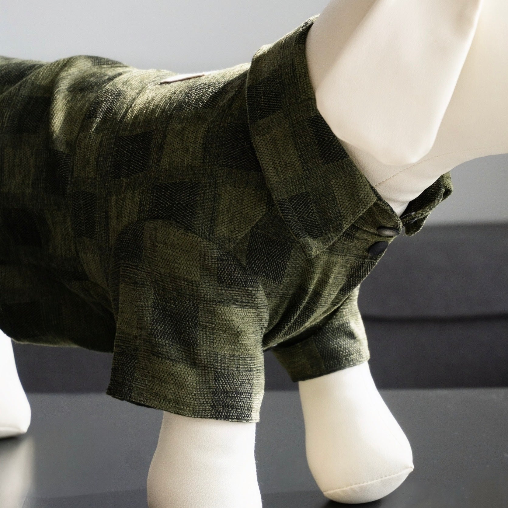 モスブロックシャツ