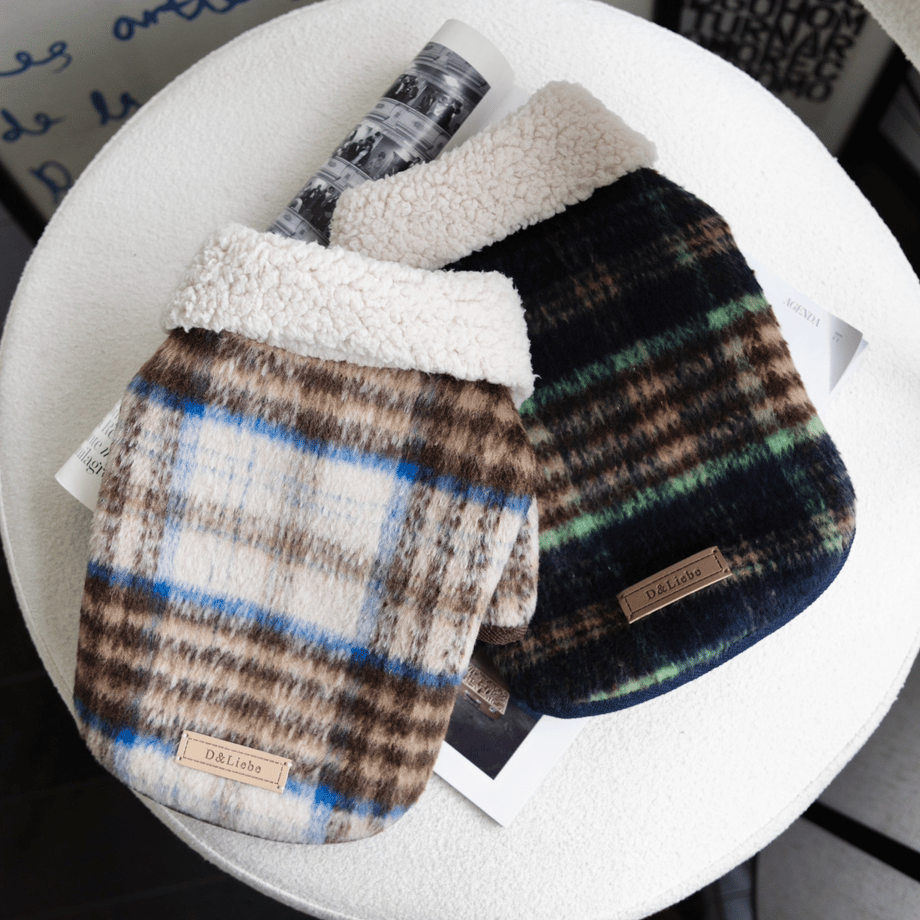 【SALE】チェック×ボア　アウター